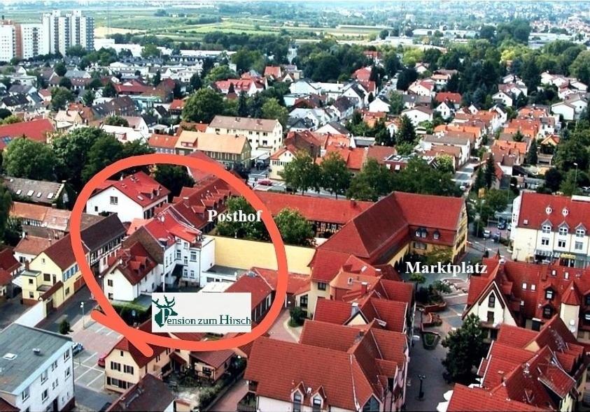 Hotel-Pension Zum Hirsch Hattersheim am Main Exterior foto